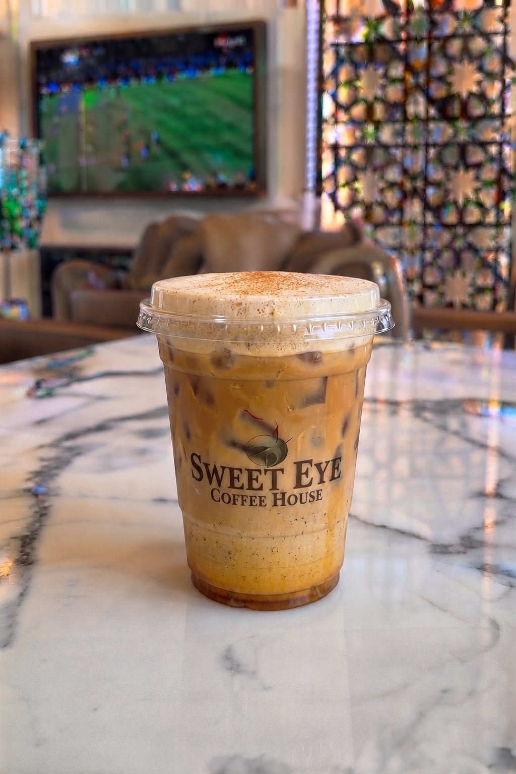 Iced Dubai Chocolate Latte